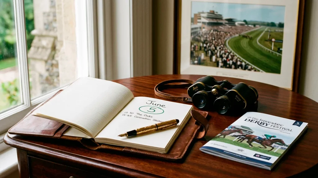 Epsom Oaks 2026 raceday schedule and calendar