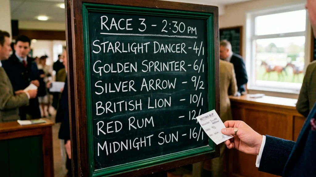 Epsom Oaks ante-post betting odds board