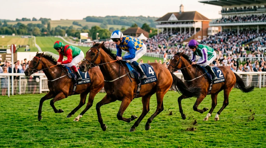 Epsom Oaks fillies Classic race at Epsom Downs
