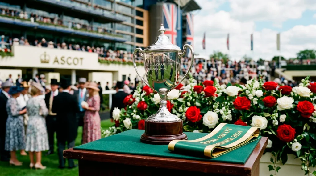 Epsom Oaks winner prize money and trophy presentation